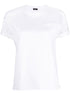 camiseta de algodón con bolsillo de parche